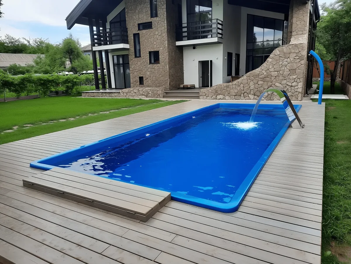 Композитный бассейн Laguna 9 — вид сверху в Северодвинске