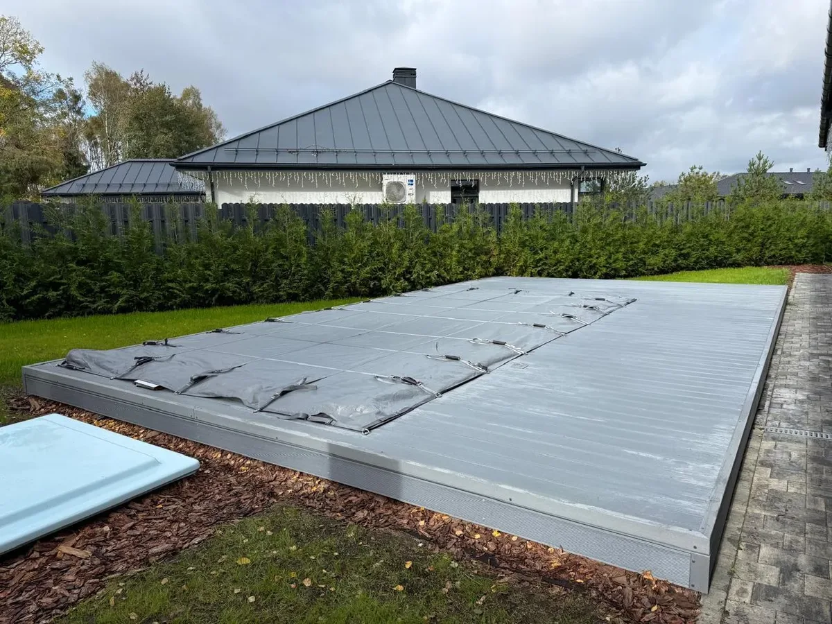 Покрывало Laguna Cover Mesh — установка в Северодвинске