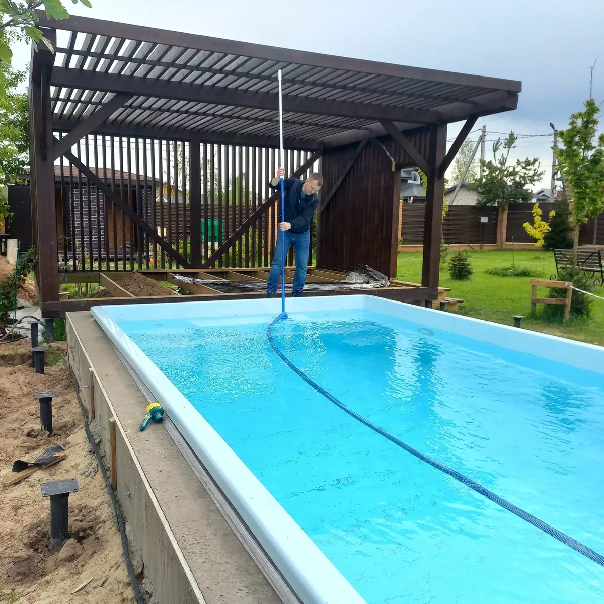 Копинговый бордюрный камень для бассейна Laguna в Северодвинске